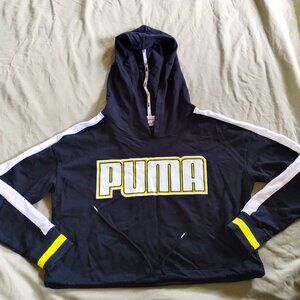 NWOT Puma Crop Hoodie Size XS Oversized--#36